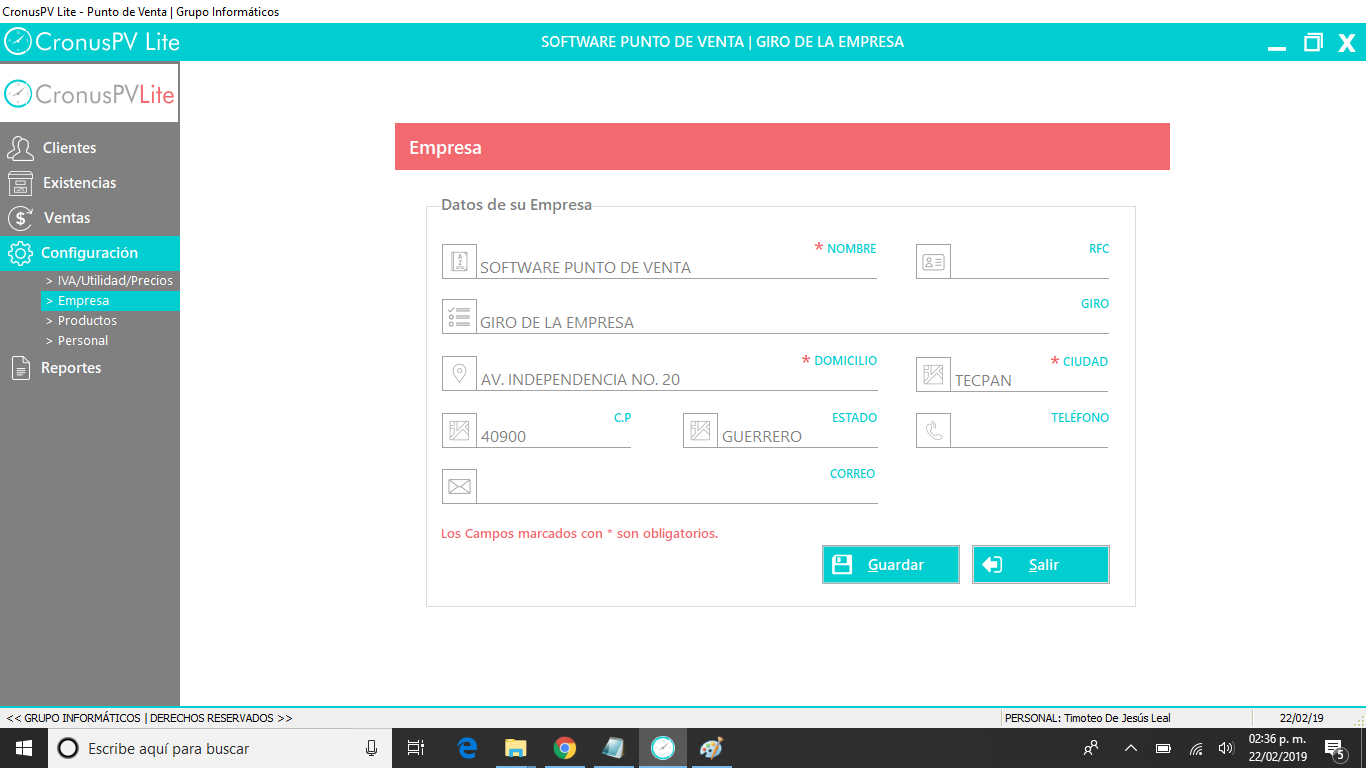 Software Punto de Venta